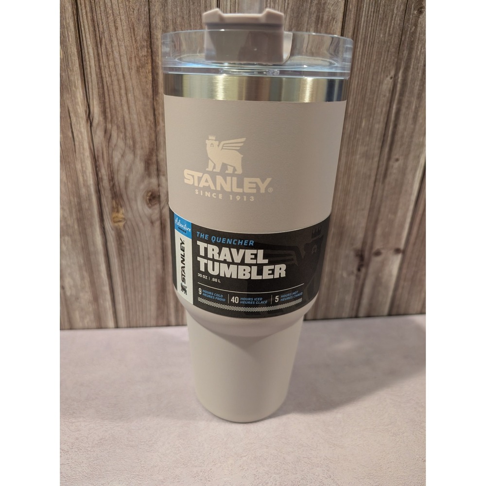 Stanley Adventure Quencher Travel Tumbler 30oz Cream No Handle NWT